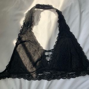 Gilly Hicks/Hollister Halter Neck Black Bralette